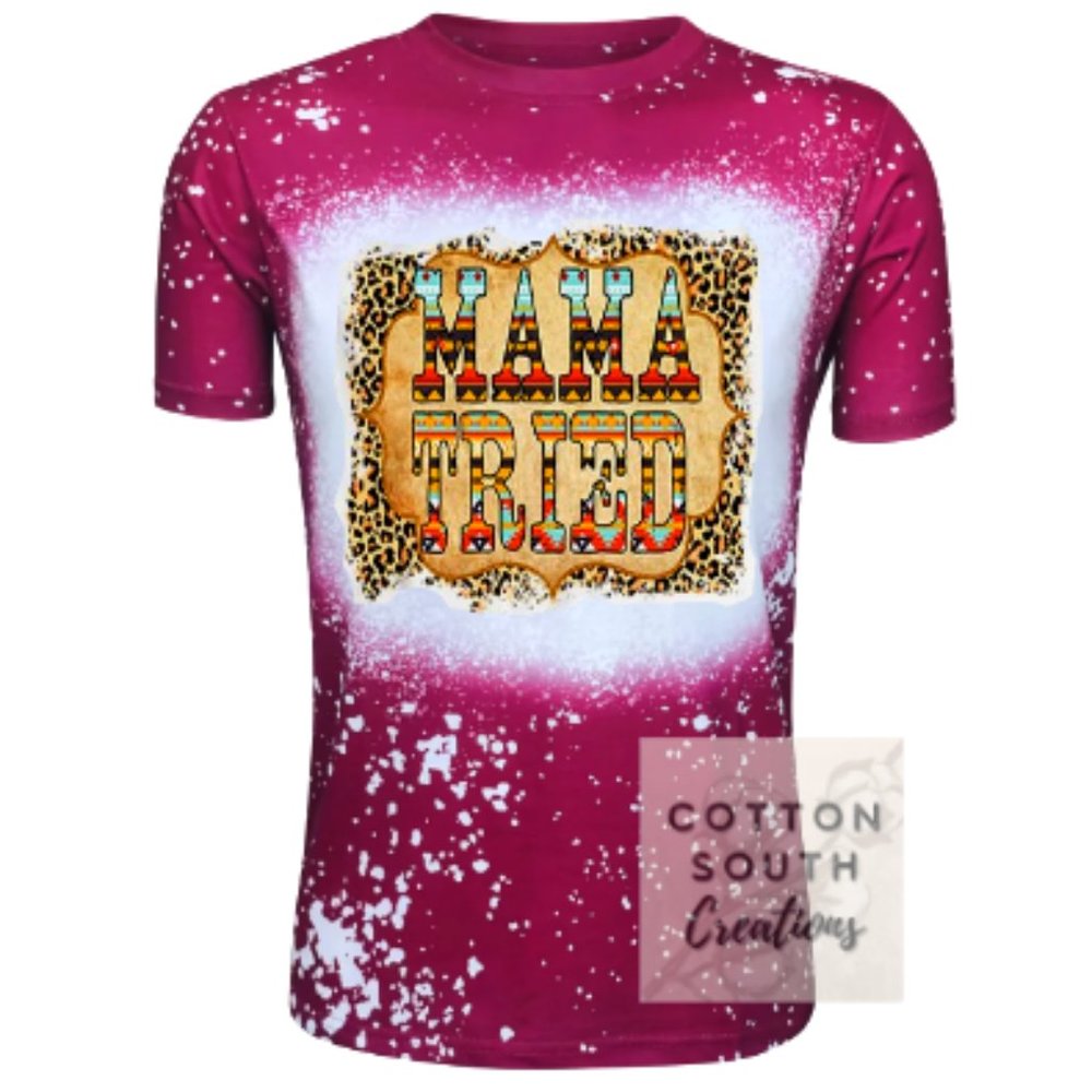 Mama Tried bleached shirt